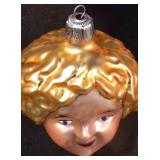 LL-TR - Vintage German Inge Glass Ornament Woman