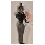 LL-TR - De Carlini Italian Mouth Blown Ornament 6.25 Inch Tall