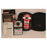 G - Craftsman 82012 Analog Multitester with Leads and Black & Decker BullsEye Laser Level, Untested