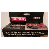 G - Craftsman 82012 Analog Multitester with Leads and Black & Decker BullsEye Laser Level, Untested