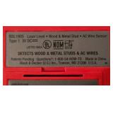 G - Craftsman 82012 Analog Multitester with Leads and Black & Decker BullsEye Laser Level, Untested