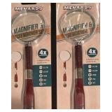 G - Workshop Lot with Metal Tool Organizer, Safety Gear, Tape, Magnifiers, Impact Driver Kits