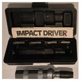 G - Workshop Lot with Metal Tool Organizer, Safety Gear, Tape, Magnifiers, Impact Driver Kits