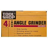 G - Tool Shop 4.5 Inch Angle Grinder with Accessories in Box