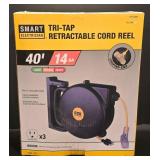 G - Smart Electrician 40 ft 14 GA Tri-Tap Retractable Cord Reel