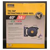 G - Smart Electrician 40 ft 14 GA Tri-Tap Retractable Cord Reel