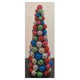 FR - Festive Prelit Multicolor Ornament Christmas Tree