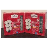 FR - 2 Boxes Members Mark LED Warm White String Lights 60 Count Each