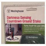 S - New Westinghouse Darkness-Sensing Countdown and Remote Control Ground Stakes