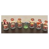 FR - German Erzgebirge Angel Musicians and Bluebird Figurines