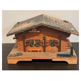 S - Vintage Swiss Chalet Music Box