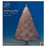 FR - Trim A Home White Ponderosa Pine Christmas Tree
