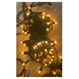FR - Set of Festive Orange and Yellow String Lights
