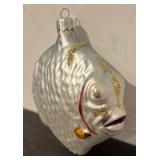FR - Vintage 1992 Christopher Radko Tropical Fish Glass Ornament