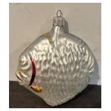 FR - Vintage 1992 Christopher Radko Tropical Fish Glass Ornament