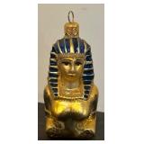 FR - Kurt Adler Polonaise Egyptian Sphinx Glass Ornament