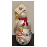 FR - Christopher Radko Snow Dancing Glass Ornament