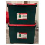 FR - Set of 2 Iris Holiday Storage Bins