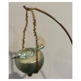 S - Blumchen Inge-Glas Bird Ornament with Stand