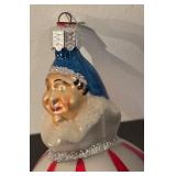 FR - Vintage Christopher Radko  Joey Clown Hand Blown Glass Ornament