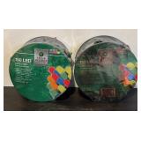 FR - 2 New Home Accents Holiday 150 LED Dome Light Sets Multicolor