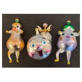 S - Set of 3 Ornaments by Soffieria De Carlini, Christopher Radko and More