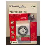 S - New Holiday Decoration Accessory Set including Timer, Garland Tie, Ornament Hooks and Light Clips