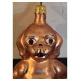 S - Set of 2 Adorable Glass Dog Ornaments