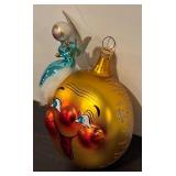 FR - Vintage Christopher Radko Vintage From a Distance 1994 Rare Italian Moon Angel