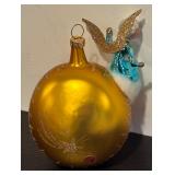 FR - Vintage Christopher Radko Vintage From a Distance 1994 Rare Italian Moon Angel