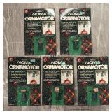 S - Set of 5 New Noma Ornamotor Plug-In Christmas Ornament Rotators