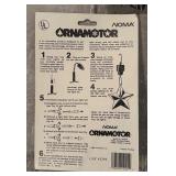 S - Set of 5 New Noma Ornamotor Plug-In Christmas Ornament Rotators