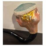 FR - Christopher Radko Talking Pipe Ornament Head Design