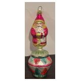 FR - Christopher Radko Bavarian Santa Christmas Ornament