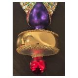 FR - Christopher Radko Celestial Peacock Glass Ornament