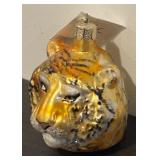 FR - Christopher Radko Tiger Hand Painted and Hand Blown Glass Ornament