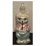 FR - Christopher Radko Shy Kitten Ornament