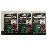 S - Lot of 6 New Noma Ornamotor Christmas Ornament Rotators