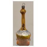 TR - Christopher Radko Double Face Golden Trumpet Ornament