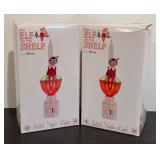 S - Set of 2 New Elf on the Shelf Bubble Night Lights