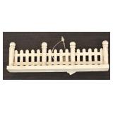 S - Village Square Miniature Accessories Set with Fences, Bench, Lamp Posts and Sign