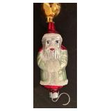 S - Christopher Radko Santa Claus by Starlight Glass Ornament Garland
