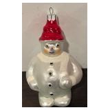 TR - Christopher Radko Frosty Cares Snowman Ornament