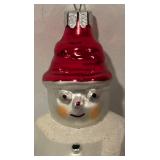 TR - Christopher Radko Frosty Cares Snowman Ornament