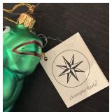 TR - Christopher Radko Just a Kiss Frog Ornament