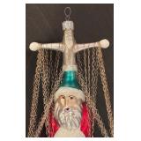 TR - Christopher Radko Anchor Santa Glass Ornament