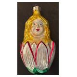 TR - Christopher Radko Tulip Fairy Glass Ornament