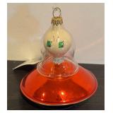 TR - Christopher Radko Martian Spaceship UFO Ornament
