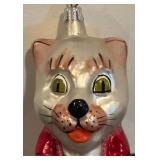 TR - Vintage Glass Kitten Ornament