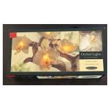 S - New Smith & Hawken Orchid String Lights, Crystal Orb Garland, and Scatter Crystals Decor Set